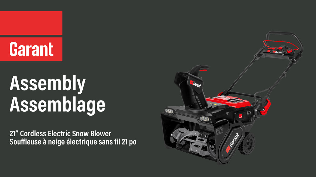 How to assemble your 21-inch snow blower?
