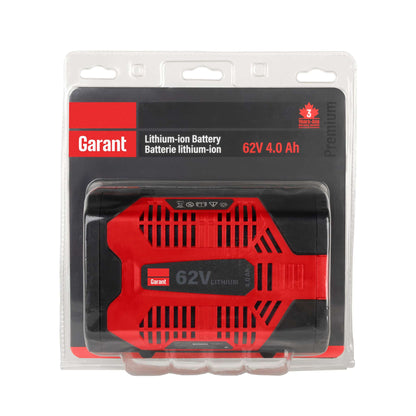 62V 4.0 Ah Rechargeable Lithium-ion Battery