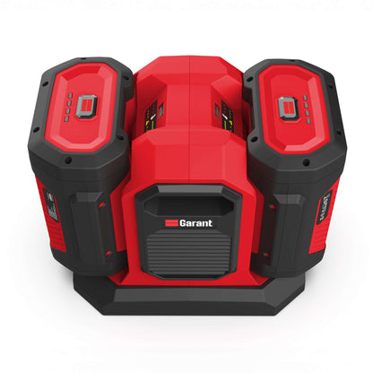 Chargeur de batterie double 62V, 600W