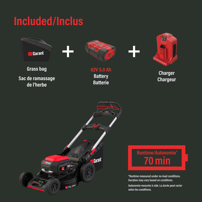21-inch Cordless Electric Lawn Mower