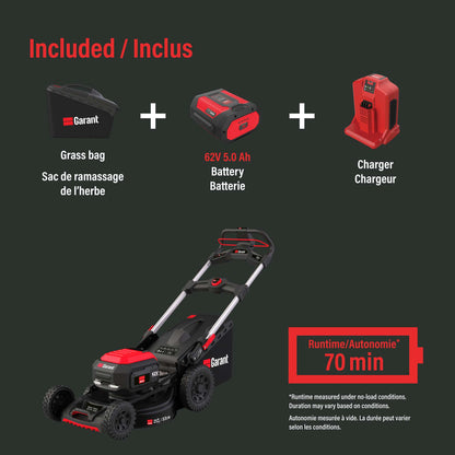 21'' Cordless Electric Lawn Mower