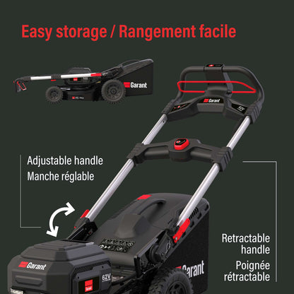 Self-propelled 21-inch Cordless Electric Lawn Mower