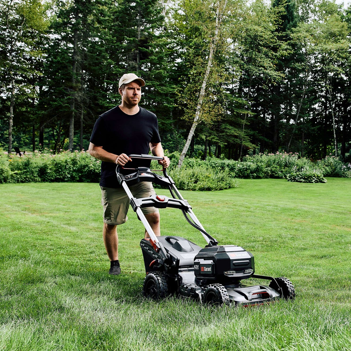 Tondeuse à gazon électrique sans fil de 21 po autopropulsée