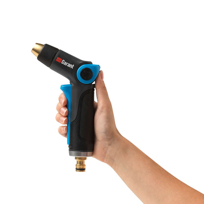 Pistolet d'arrosage à 2 fonctions avec embout et raccord en laiton
