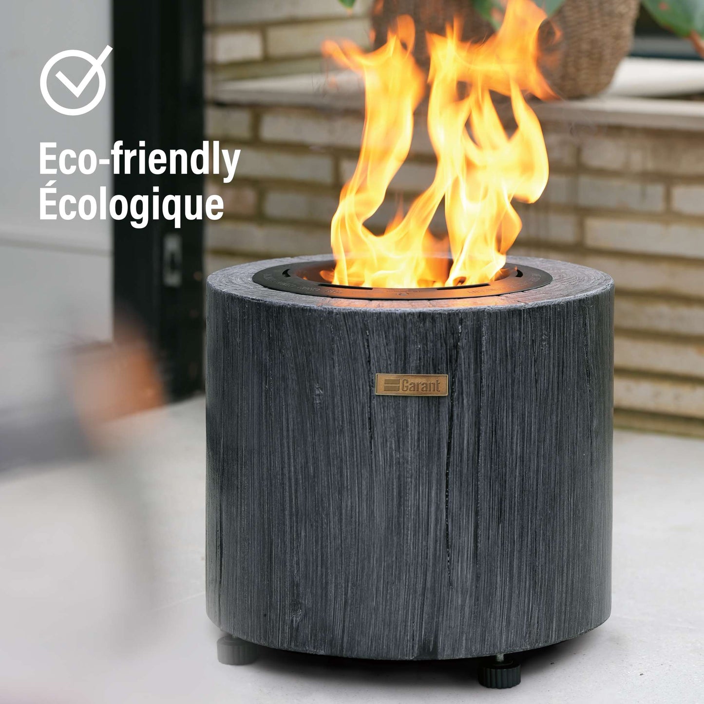 Outdoor Fire Pit Ecofuego, No Smoke Emissions, 15 x 12 inch