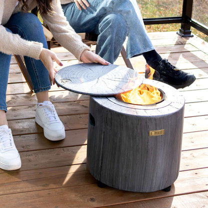Outdoor Fire Pit Ecofuego, No Smoke Emissions, 15 x 12 inch