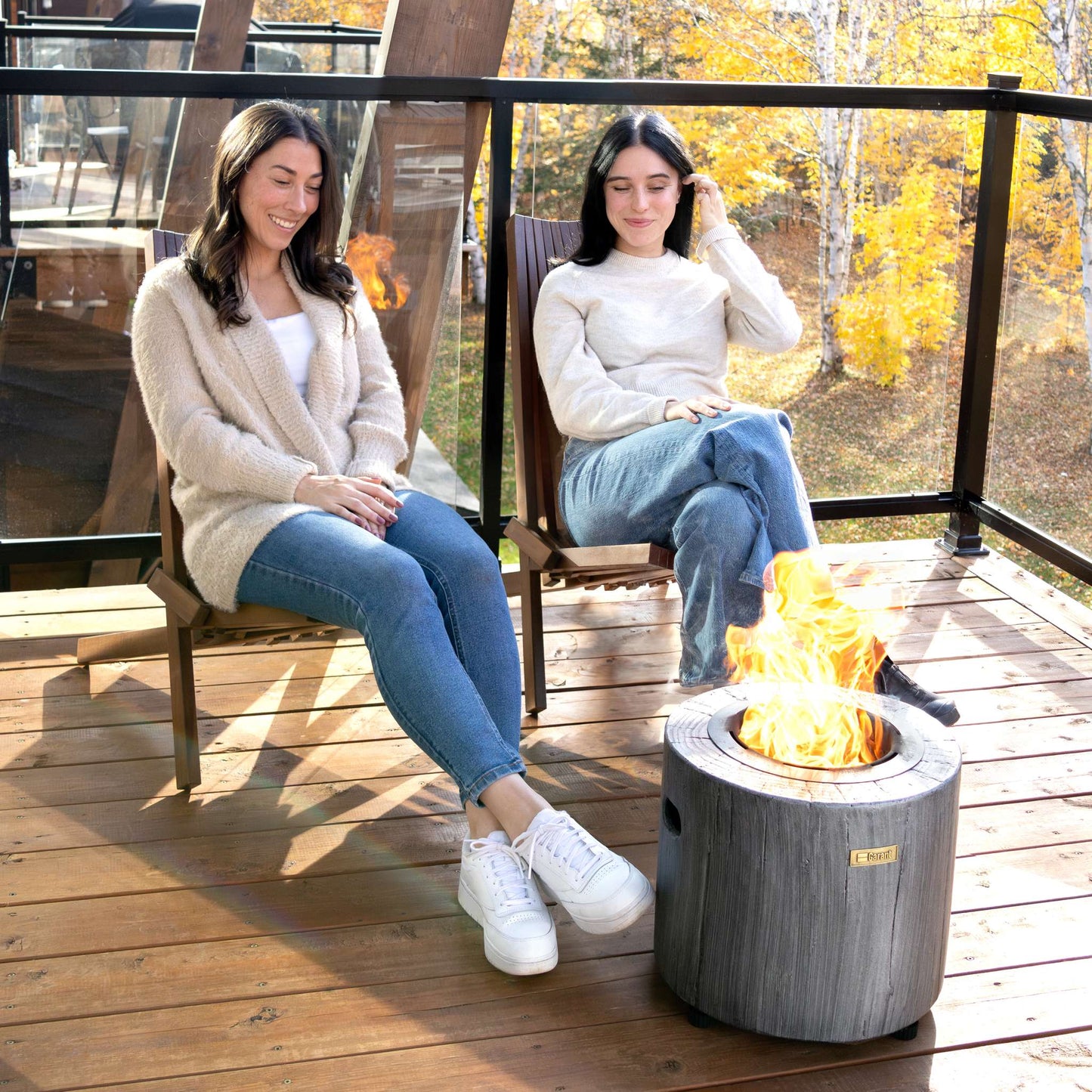 Outdoor Fire Pit Ecofuego, No Smoke Emissions, 15 x 12 inch