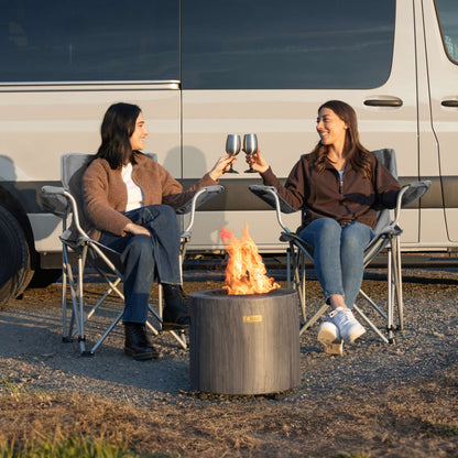 Outdoor Fire Pit Ecofuego, No Smoke Emissions, 15 x 12 inch