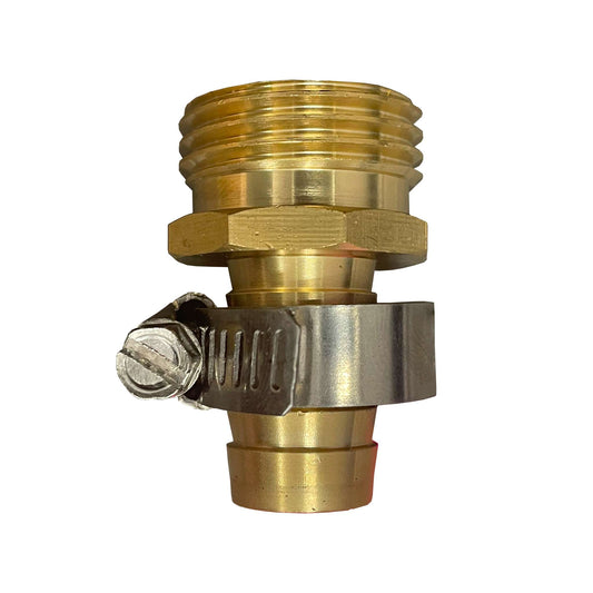 1/2" Brass Male End Garden Hose Mender