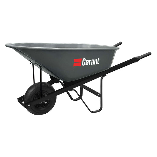 6 ft³ Gardening Wheelbarrow, Steel Tray