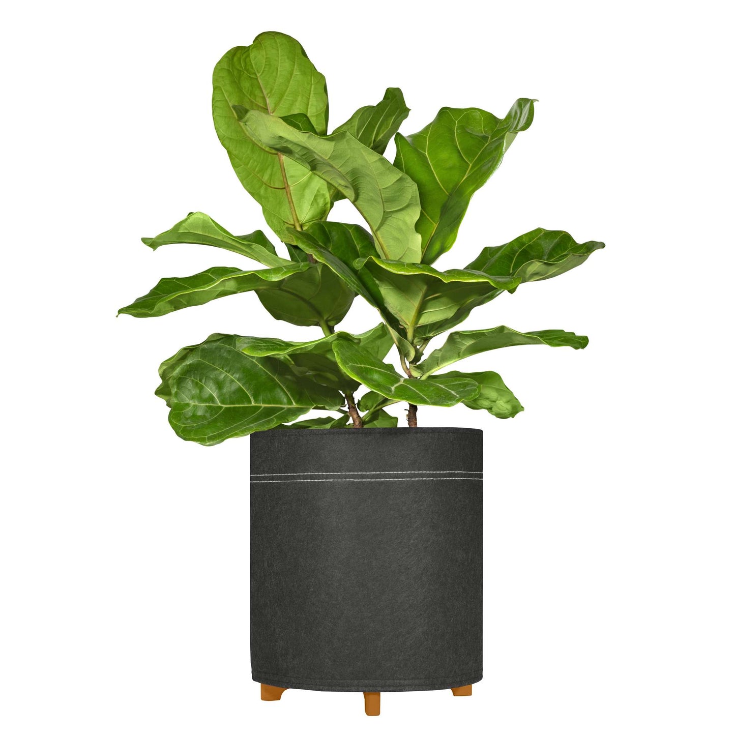 12" Hygge Felt Planter with self-watering system