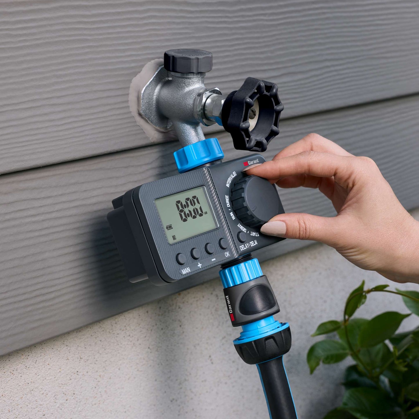 Minuterie d’arrosage numérique programmable avec écran ACL