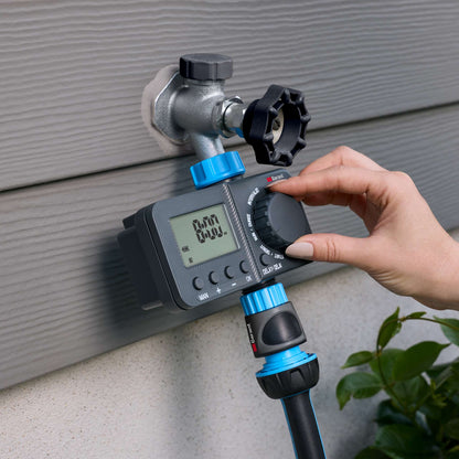 Minuterie d’arrosage numérique programmable avec écran ACL