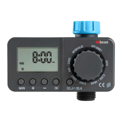 Minuterie d’arrosage numérique programmable avec écran ACL