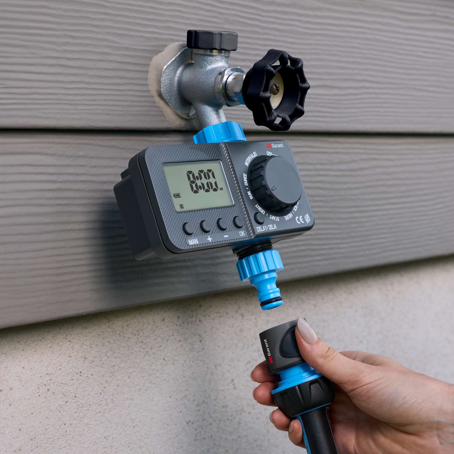 Minuterie d’arrosage numérique programmable avec écran ACL