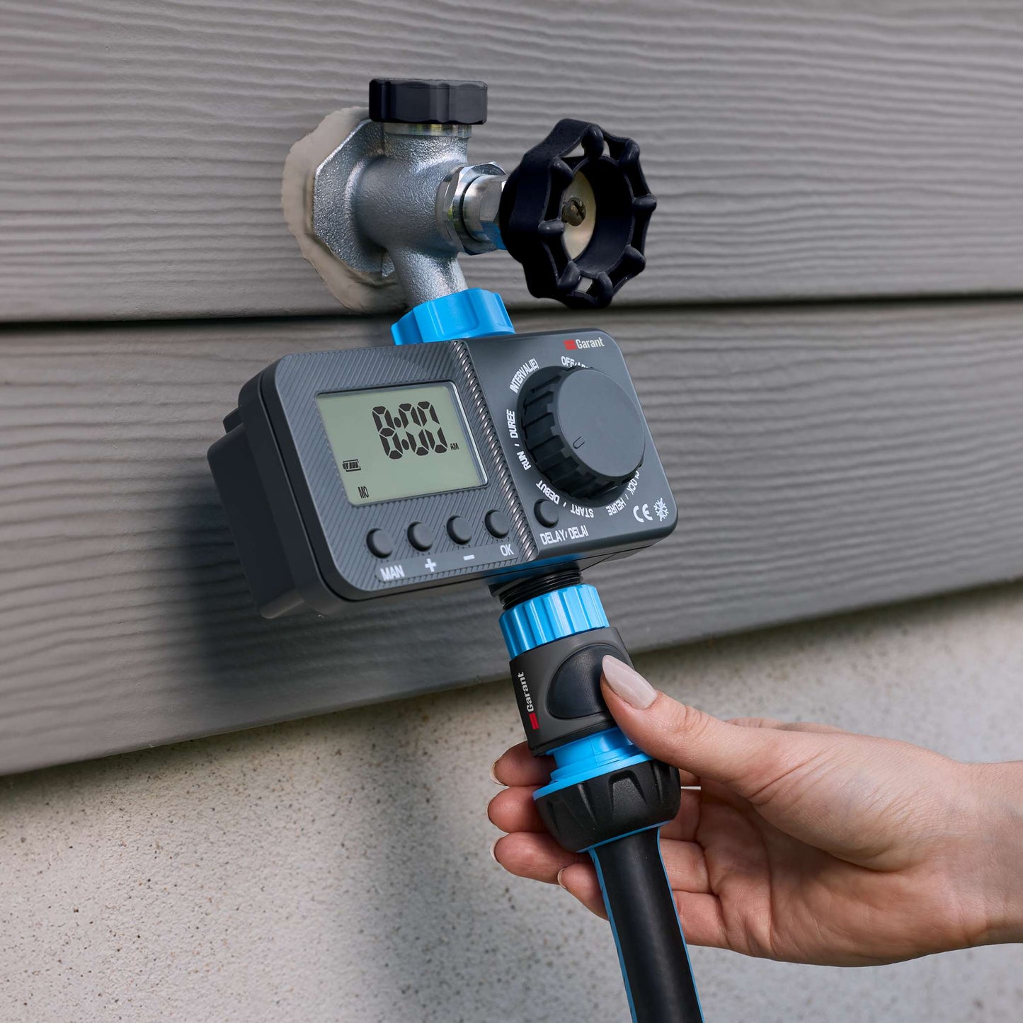 Minuterie d’arrosage numérique programmable avec écran ACL