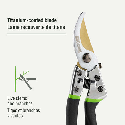 Sécateur à contre-lame en Titanium