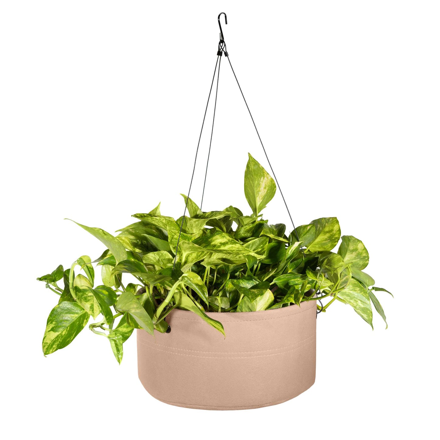 Jardinière suspendue Hygge en feutre 12 po avec système auto-arrosant