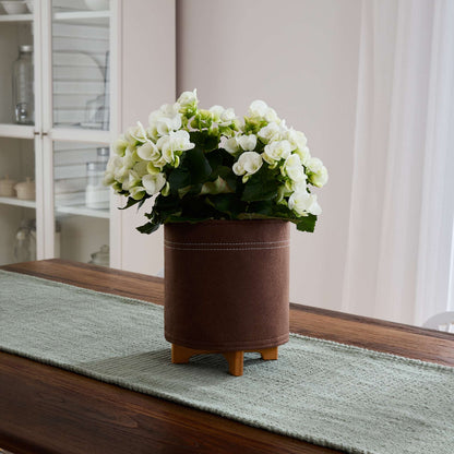 Jardinière Hygge feutre 8 po avec système auto-arrosant