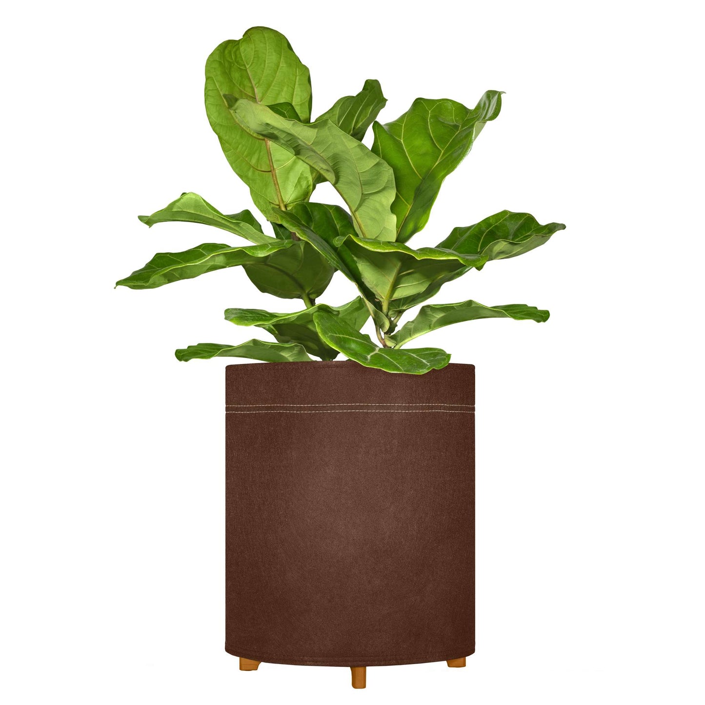 14" Hygge Felt Planter with self-watering system