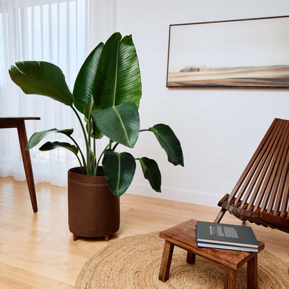 14" Hygge Felt Planter with self-watering system