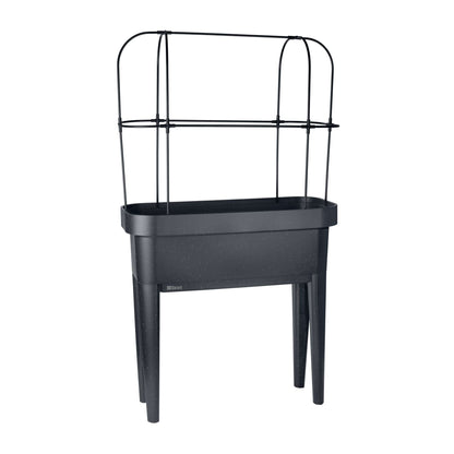 Jardin surélevé avec treillis et système auto-arrosant