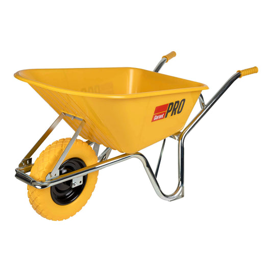6 cu. ft. Industrial Wheelbarrow with Poly Tray