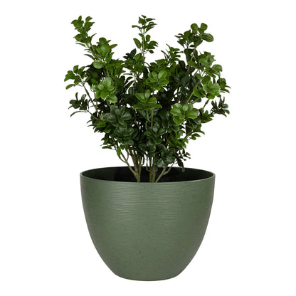 12" Momoka Planter with Stone-Effect Finish