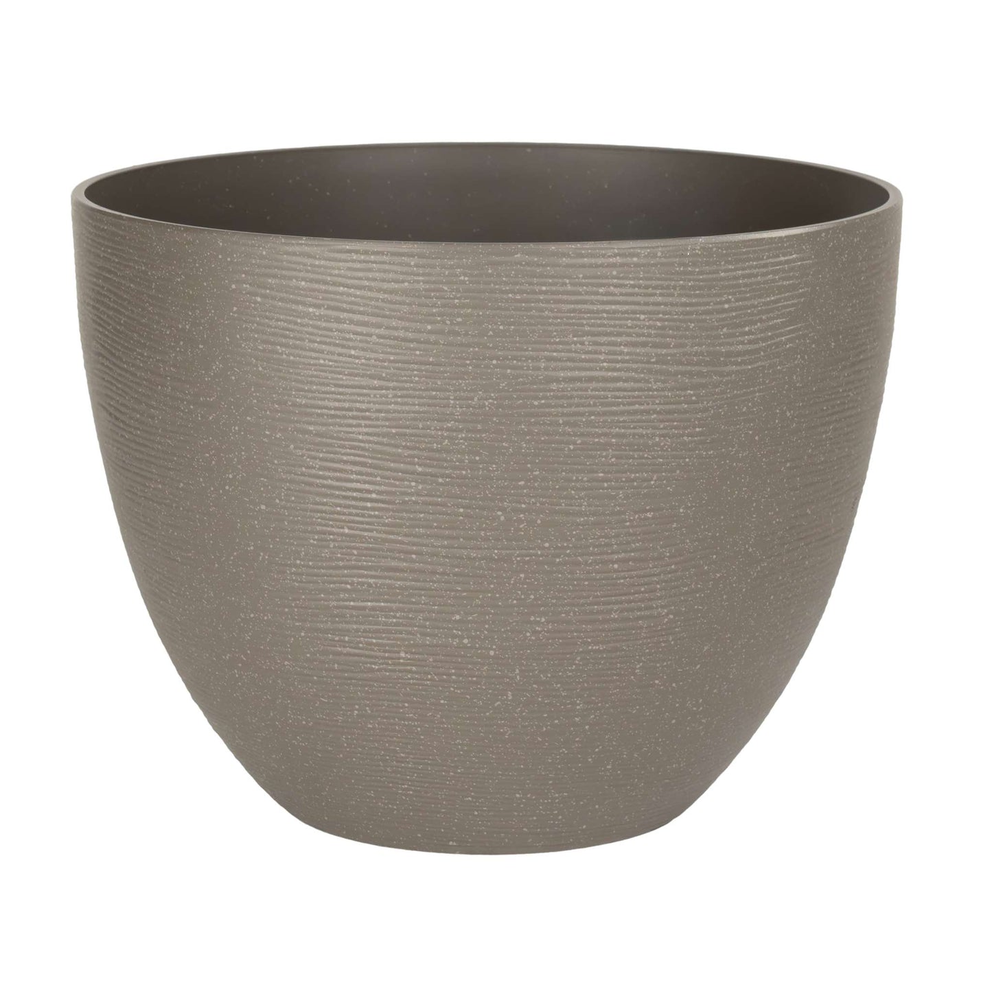 12" Momoka Planter with Stone-Effect Finish