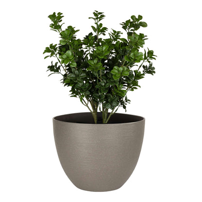 12" Momoka Planter with Stone-Effect Finish