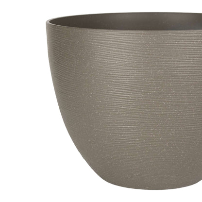 12" Momoka Planter with Stone-Effect Finish