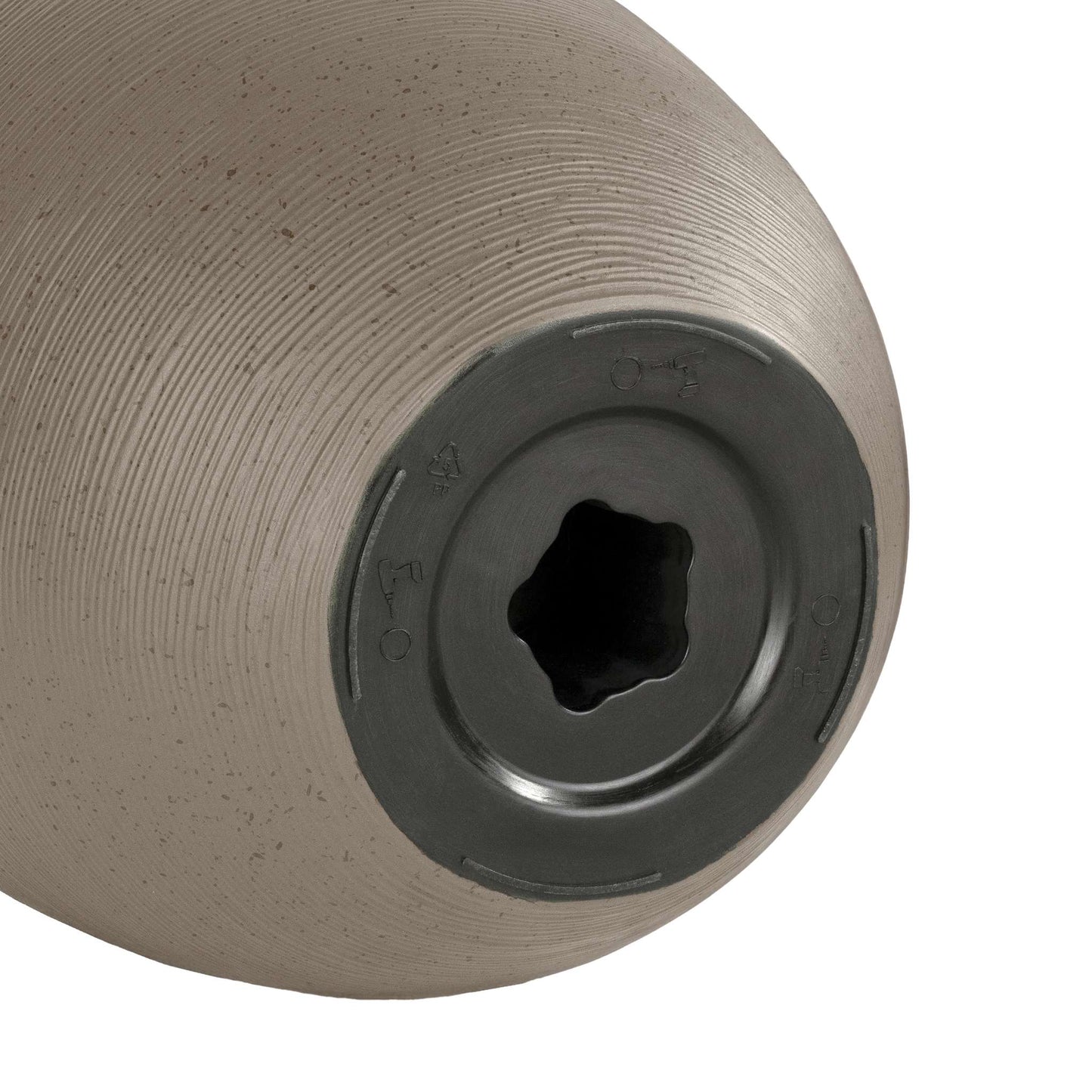 12" Momoka Planter with Stone-Effect Finish