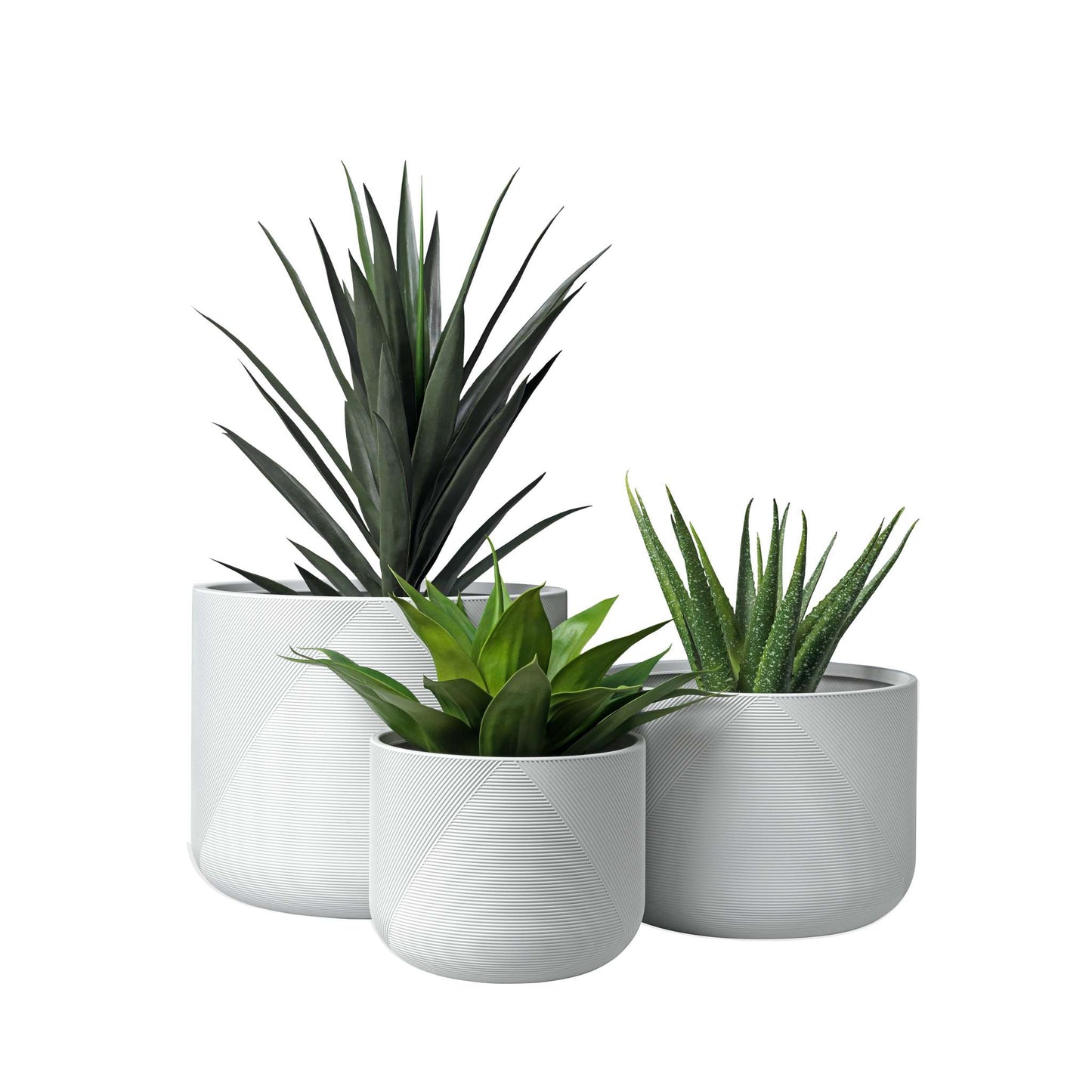 Ensemble de 3 jardinières Gavin 14 po, 18 po et 22 po