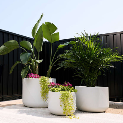 Ensemble de 3 jardinières Gavin 14 po, 18 po et 22 po