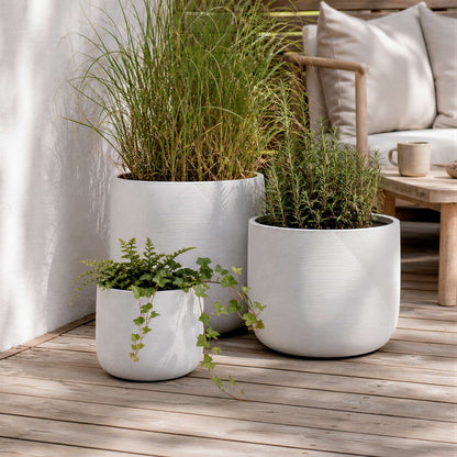 Ensemble de 3 jardinières Gavin 14 po, 18 po et 22 po
