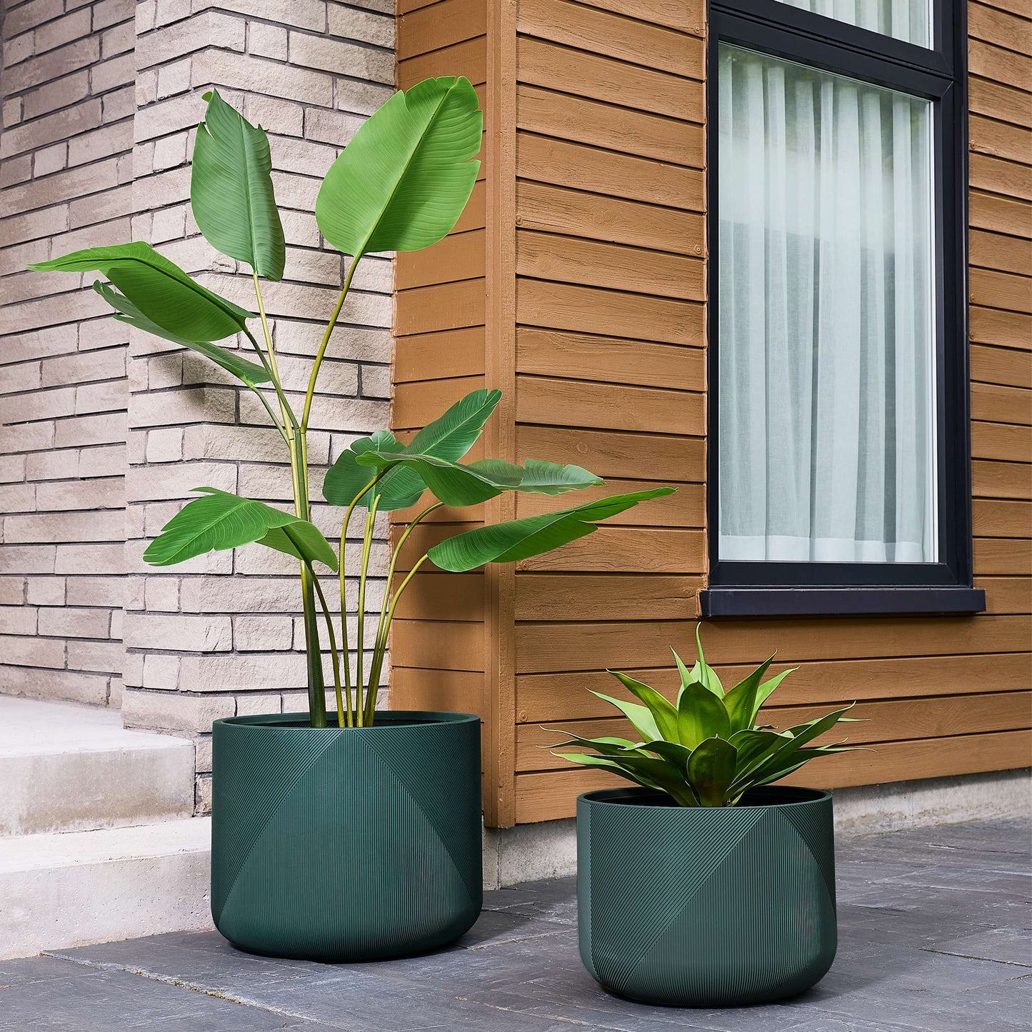 Ensemble de 3 jardinières Gavin 14 po, 18 po et 22 po