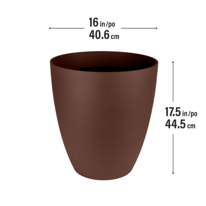 16" Urban Planter with Matte Finish