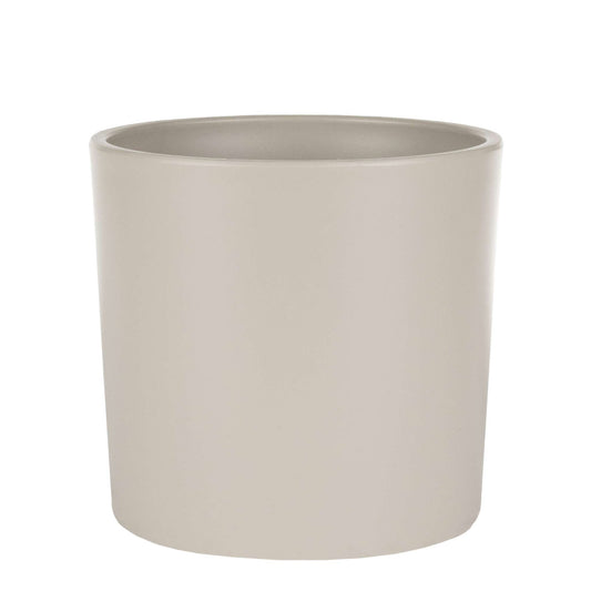 Jardinière Urbaine Linéaire 6,5 po cylindrique avec fini moucheté effet pierre