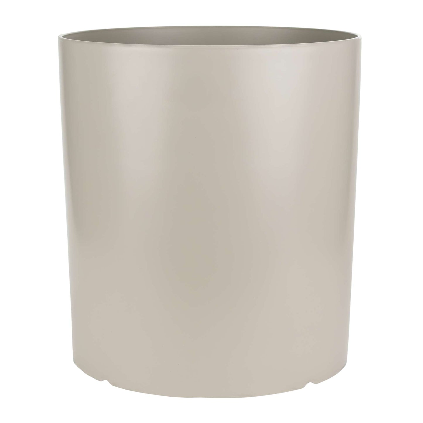 15" Cylindrical Urban Linear Planter with stone-effect speckled finish