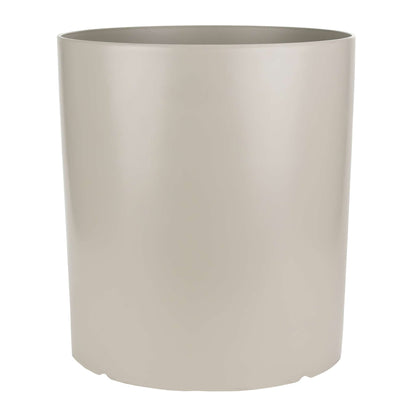 15" Cylindrical Urban Linear Planter with stone-effect speckled finish
