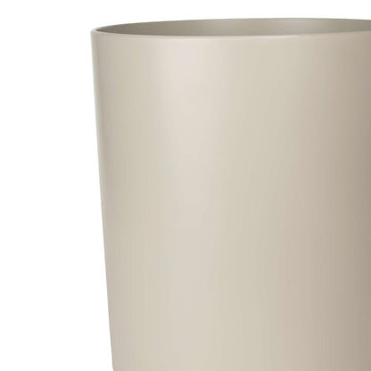 15" Cylindrical Urban Linear Planter with stone-effect speckled finish