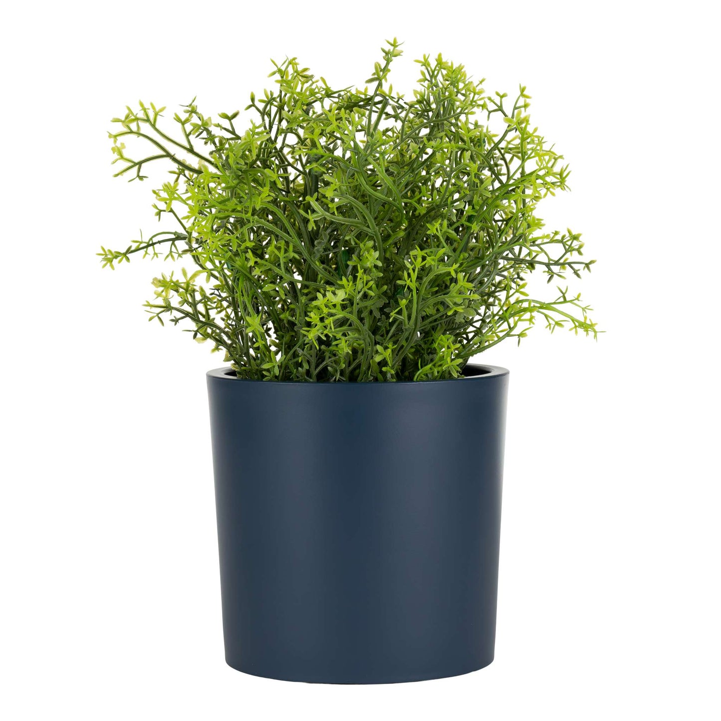 4.5" Cylindrical Urban Linear Planter with stone-effect speckled finish