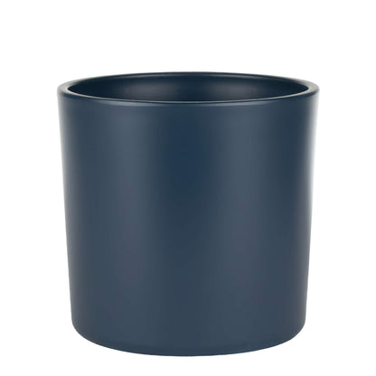 6.5" Cylindrical Urban Linear Planter with stone-effect speckled finish