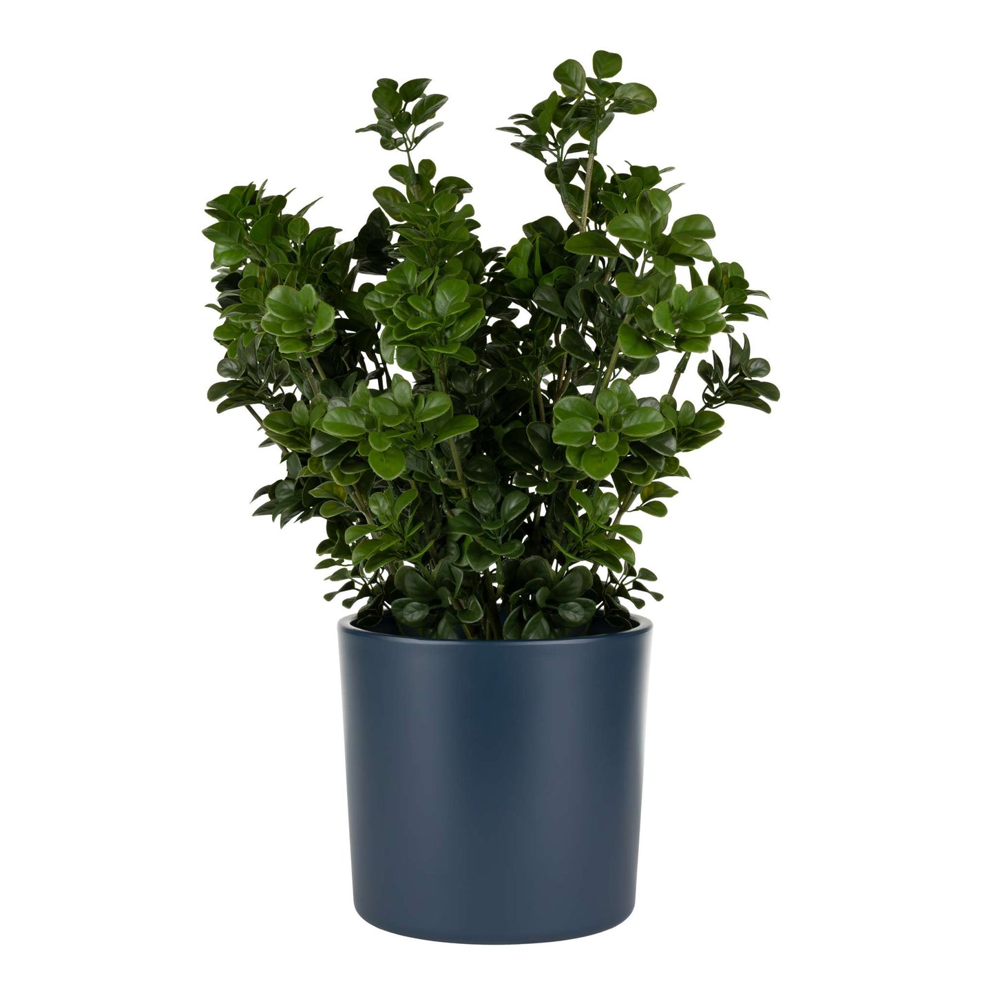 6.5" Cylindrical Urban Linear Planter with stone-effect speckled finish