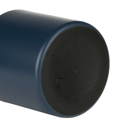 6.5" Cylindrical Urban Linear Planter with stone-effect speckled finish