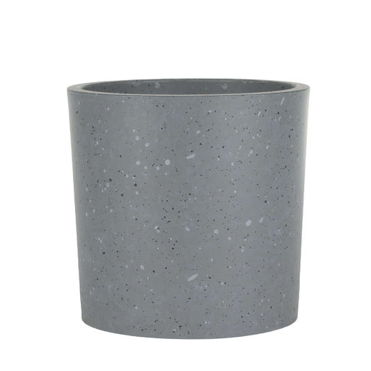 Jardinière Urbaine Linéaire 4,5 po cylindrique avec fini moucheté effet pierre