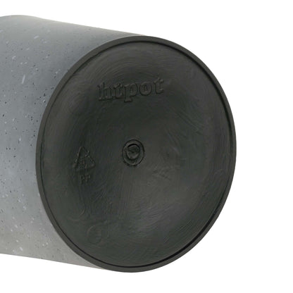 4.5" Cylindrical Urban Linear  Planter with stone-effect speckled finish