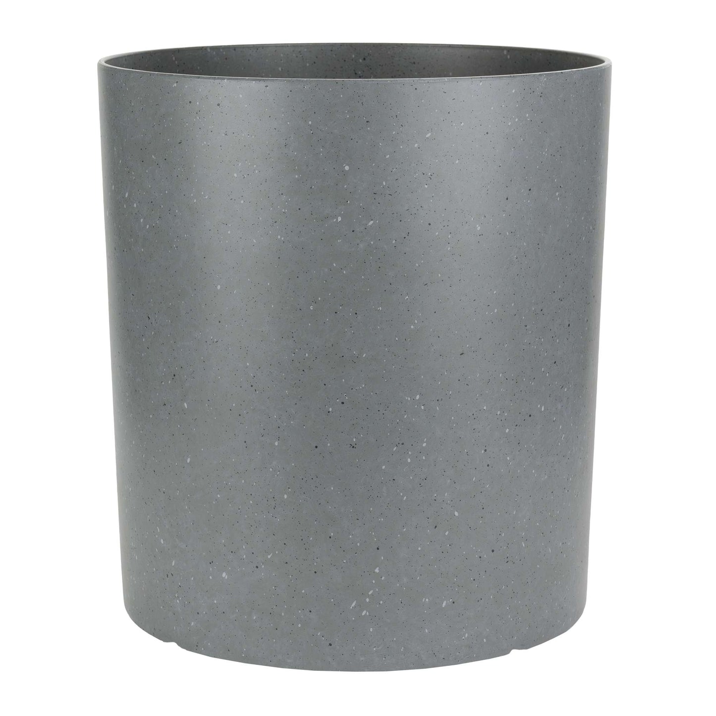Jardinière Urbaine Linéaire 15 po cylindrique avec fini moucheté effet pierre