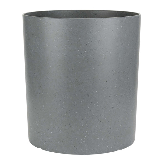 Jardinière Urbaine Linéaire 15 po cylindrique avec fini moucheté effet pierre