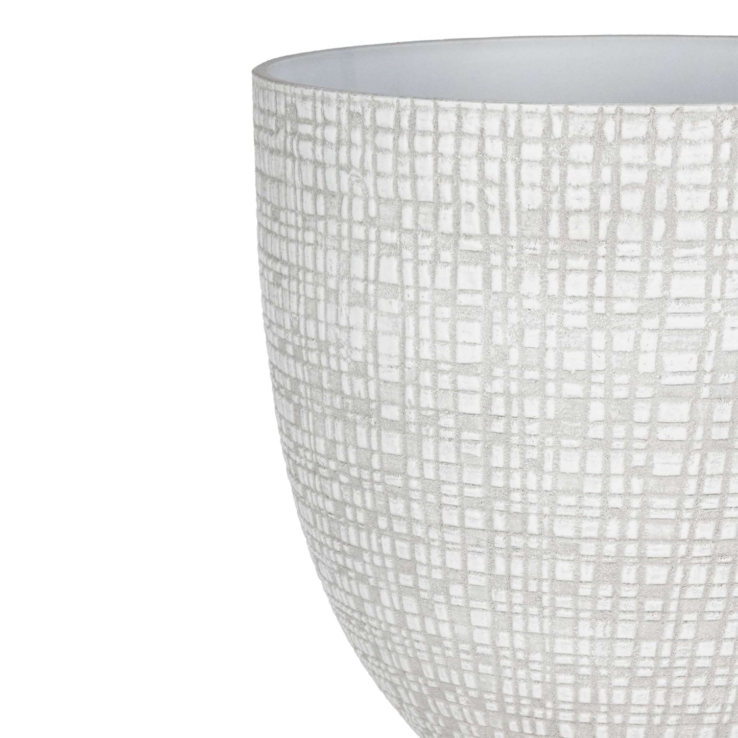 12’’ Riley Planter with fine line stone effect